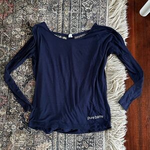 Alo Pure Barre Open Back Top